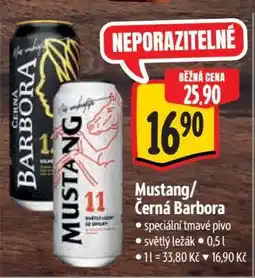 Albert Mustang Černá Barbora nabídka
