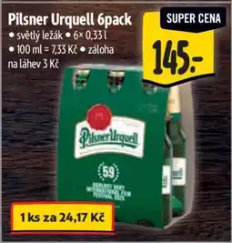 Albert Pilsner Urquell 6pack nabídka