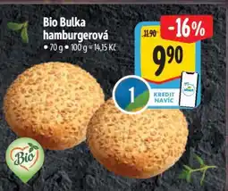 Albert Bio Bulka hamburgerová nabídka