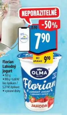 Albert Florian lahodný jogurt nabídka