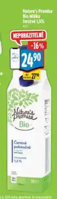 Albert Nature's Promise Bio Mléko čerstvé 1,5 nabídka