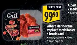 Albert Albert Marinované vepřové medailonky s brusinkami nabídka