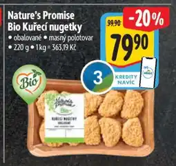 Albert Nature's Promise Bio Kuřecí nuggetky nabídka