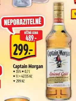 Albert Captain Morgan Spiced Gold nabídka