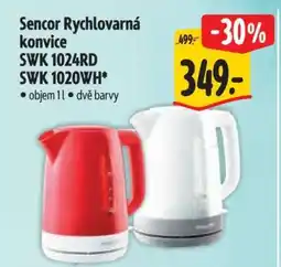 Albert Sencor Rychlovarná konvice SWK 1024RD/SWK 1020WH nabídka