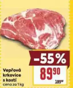 Billa Vepřová krkovice s kostí nabídka