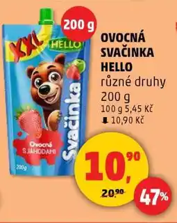 Penny Market Ovocná svačinka HELLO nabídka