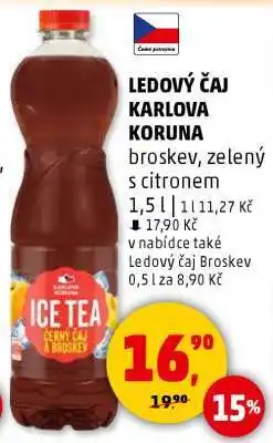 Penny Market Ledový čaj Karlova Koruna nabídka