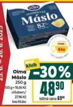 Billa Olma Máslo nabídka
