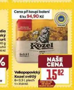 Billa Pivo velkopopovický kozel 10 nabídka