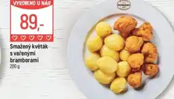 Globus Smažený květák s vařenými bramborami nabídka