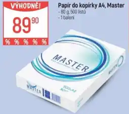 Globus Papír do kopírky A4, Master nabídka