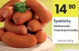 Kubík potraviny Špekáčky Klášterecké masné pochoutky nabídka