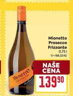 Billa Mionetto Prosecco Frizzante 0,75l nabídka
