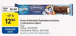 Tesco Orion Pribináček Čokoládová tyčinka s tvarohovou náplní, 32 g nabídka