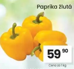 Kubík potraviny Paprika žlutá nabídka