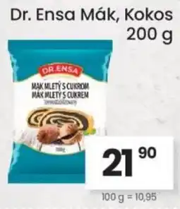 Kubík potraviny Dr. Ensa Mák, Kokos nabídka