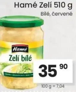 Kubík potraviny Hamé Zelí nabídka