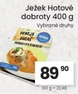 Kubík potraviny Ježek Hotové dobroty nabídka