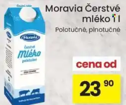 Kubík potraviny Moravia Čerstvé mléko nabídka