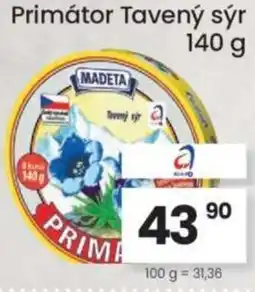 Kubík potraviny MADETA Primátor Tavený sýr nabídka