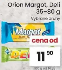 Kubík potraviny Orion Margot, Deli nabídka