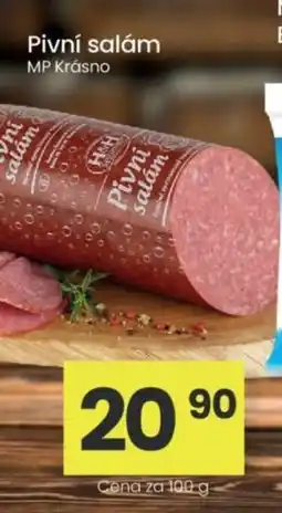 Kubík potraviny Pivní salám nabídka