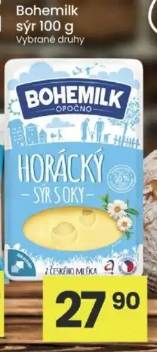 Kubík potraviny Bohemilk sýr nabídka