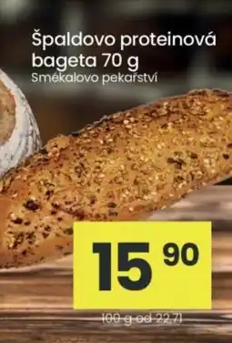 Kubík potraviny Špaldovo proteinová bageta nabídka