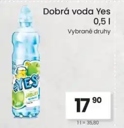 Kubík potraviny Dobrá voda Yes nabídka