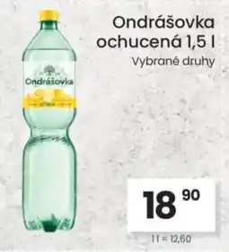 Kubík potraviny Ondrášovka ochucená nabídka