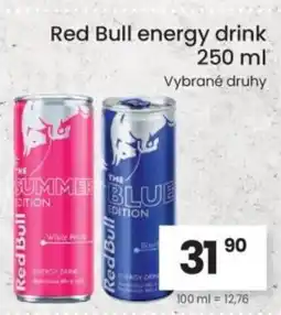Kubík potraviny Red Bull energy drink nabídka