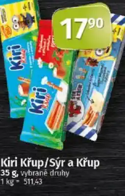COOP TIP Kiri Křup/Sýr a Křup nabídka