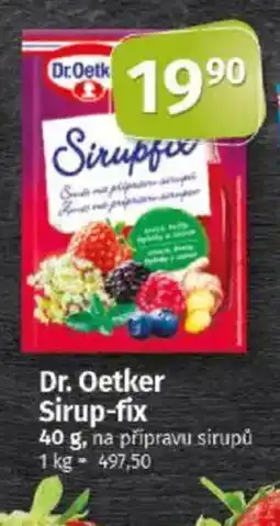 COOP TIP Dr. Oetker Sirup-fix nabídka