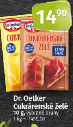 COOP TIP Dr. Oetker Cukrárenské želé nabídka