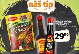 COOP TIP Maggi koření nabídka