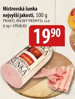 Bala Mistrovská šunka nejvyšší jakosti nabídka