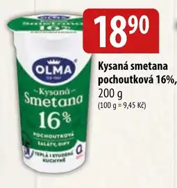 Bala Kysaná smetana pochoutková 16%, nabídka