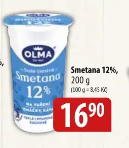 Bala Smetana 12%, nabídka