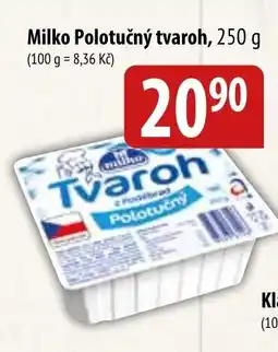 Bala Milko Polotučný tvaroh nabídka