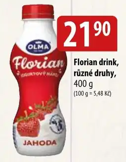 Bala Florian drink, různé druhy, nabídka