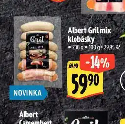 Albert Gril mix klobásky nabídka