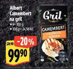 Albert Camembert na gril nabídka