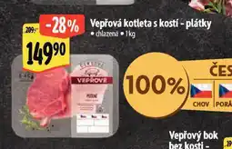 Albert Vepřová kotleta s kostí nabídka