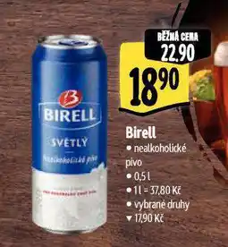 Albert Birell nealkoholické pivo nabídka