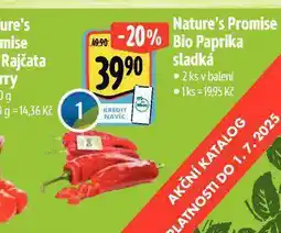 Albert Bio paprika sladká nabídka