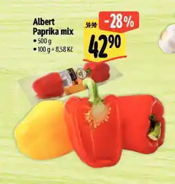 Albert Paprika mix nabídka
