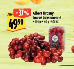 Albert Hrozny tmavé bezsemenné nabídka