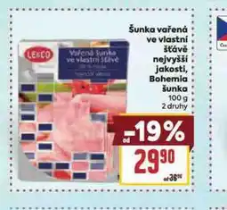 Billa Bohemia šunka nabídka