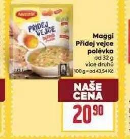 Billa Maggi přidej vejce polévka nabídka